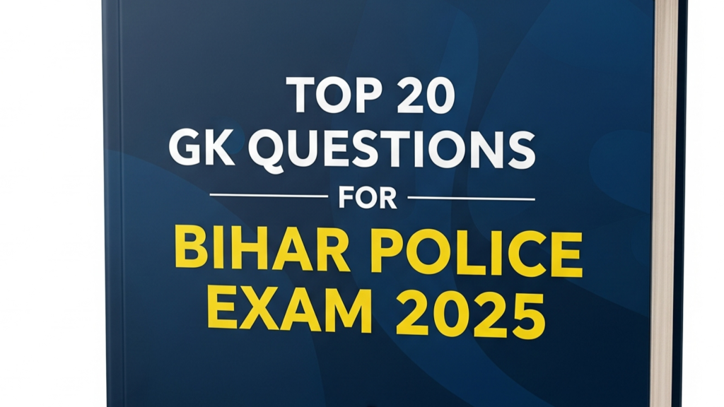 Top 20 GK Questions for Bihar Police Exam 2025