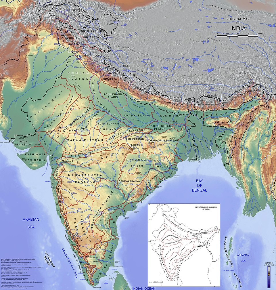 Genomic atlas - Physical Map of India